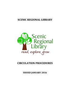 Circulation Procedures - Missouri Evergreen Libraries