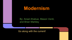 Modernism - Coach Gayle's World