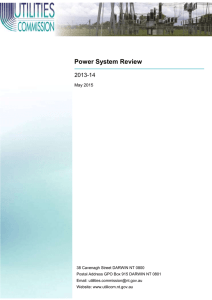 2013-14 Power System Review - Utilities Commission