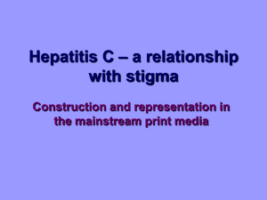 Hepatitis C – a relationship with stigma