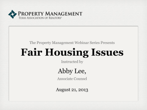 View slides - Texas Association of REALTORS