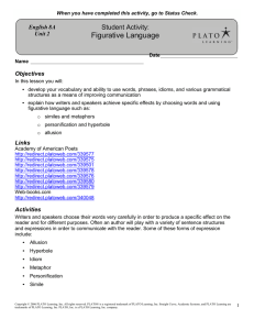 Figurative Language - My Wireless Classroom