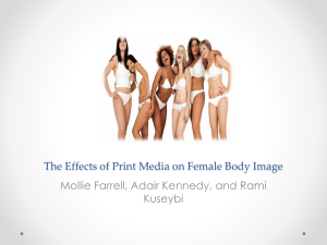 The Effects of Print Media on The Female Body