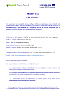 project idea idée de projet - Interreg VA France (Channel) England