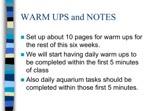 Unit IV Notes- Marine Ecology