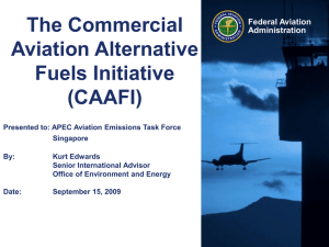 The Commercial Aviation Alternative Fuels Initiative