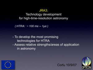 JRA3 Technology Development for HTRA