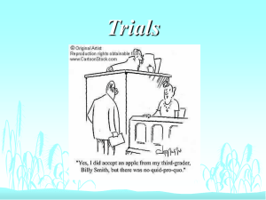 Trials & Appeals