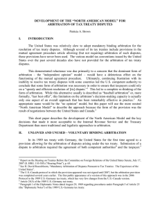 DEVELOPMENT OF THE “NORTH AMERICAN MODEL” FOR