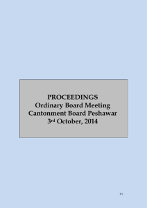 Board Proceeding 3-10-2014