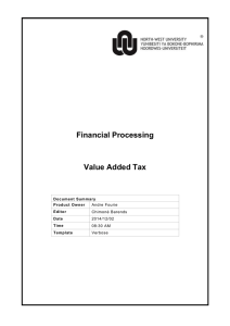 1.1 Handling of VAT on the Accounting Lines