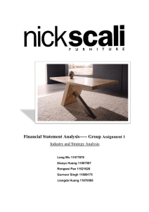 Nick Scali Limited is one of the largest furniture