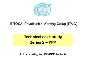Accounting for PPP / PFI Projects