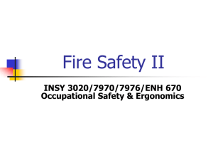 Fire Safety II