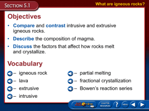 Igneous rocks