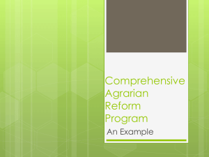 Comprehensive Agrarian Reform Program