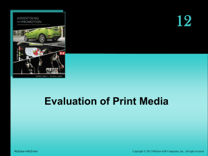 12 Evaluation of Print Media - McGraw Hill Higher Education