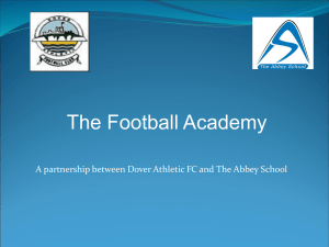 Dover Athletic Football Club ltd - The Dover Atheltic Football Academy