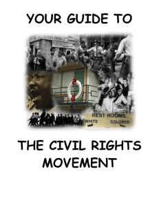 your guide to the civil rights movement