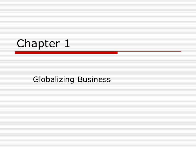 Global Business Definition English