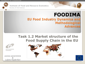 6. Task 1.2 Market structure of the Food Supply Chain in the EU