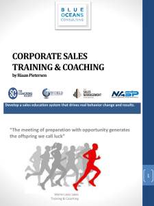 Corporate Sales Coaching and Training