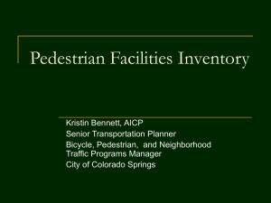 Pedestrian Facilities Inventory