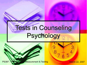 Lecture_19_-_Tests_in_Counseling_Psychology_2007