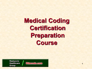 Coding Certification Preparation Course