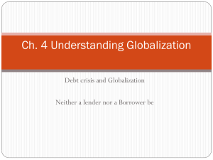 Ch. 4 Understanding Globalization