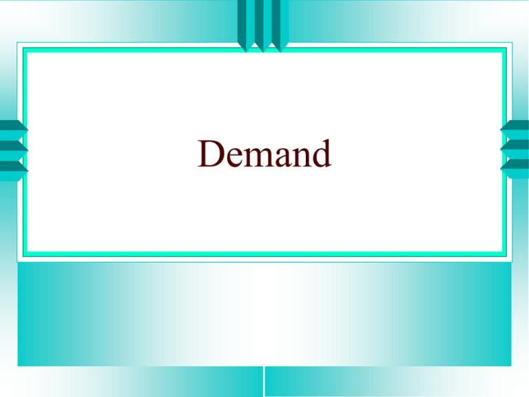 demand