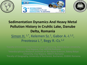 Sedimentation Dynamics And Heavy Metal Pollution History in