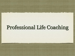 Professional Life Coaching Professional Life Coaching Personal