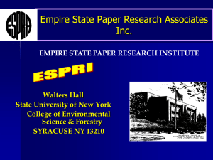 Introduction to the Empire State Research Institute