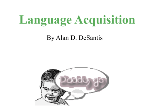 Language Acquistion