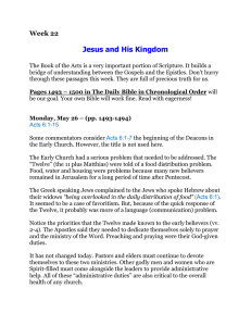 Week 22 Jesus and His Kingdom