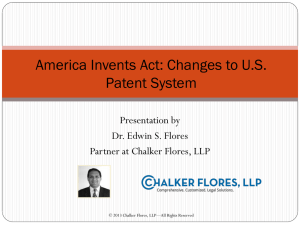 Leahy-Smith America Invents Act: Sweeping Changes to U.S. Patent