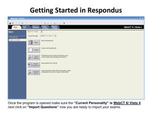 Getting Started in Respondus (Final Ver)