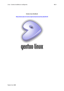 with Installing the Gentoo Installation Files.