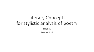 Literary Concepts