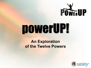 An exploration of the 12 Powers
