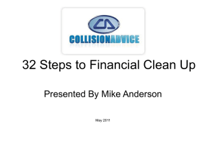 32 Step Clean Up Power Point