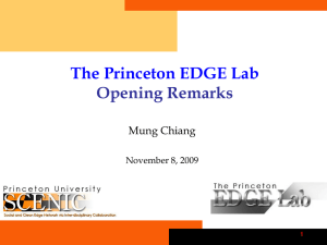 Ph.D. Proposal - Princeton EDGE Lab