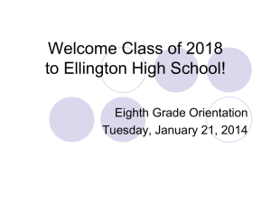 Welcome To Ellington High School!