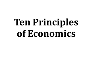 Ten Principles of Economics - UPM EduTrain Interactive Learning