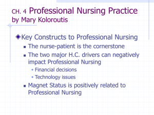 Topics of Professional Nursing II, NRS 438