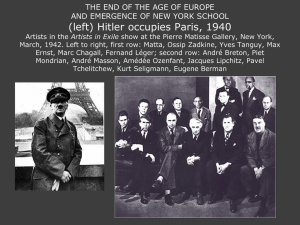 end of the age of europe and emergence of the new york