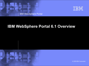 WebSpherePortalv6.1Overview_Final