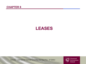 Example 8.7: Accounting for a finance lease