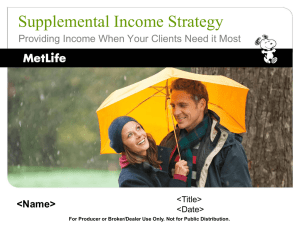 Supplemental Income